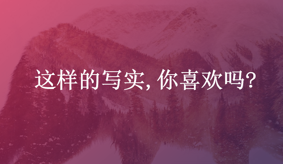 這樣的寫實(shí)，你喜歡嗎