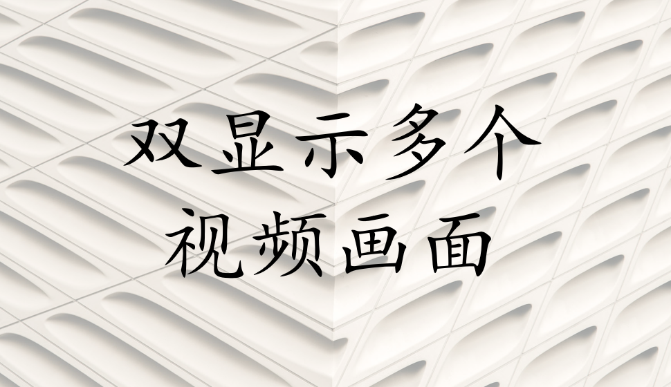 EDIUS Pro 8  雙顯示多個視頻畫面