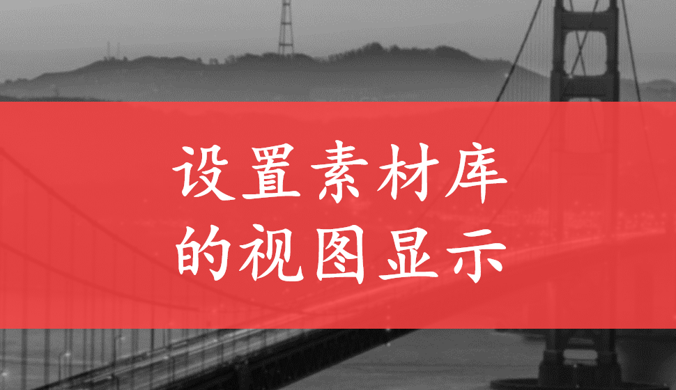 EDIUS Pro 8  設置素材庫的視圖顯示